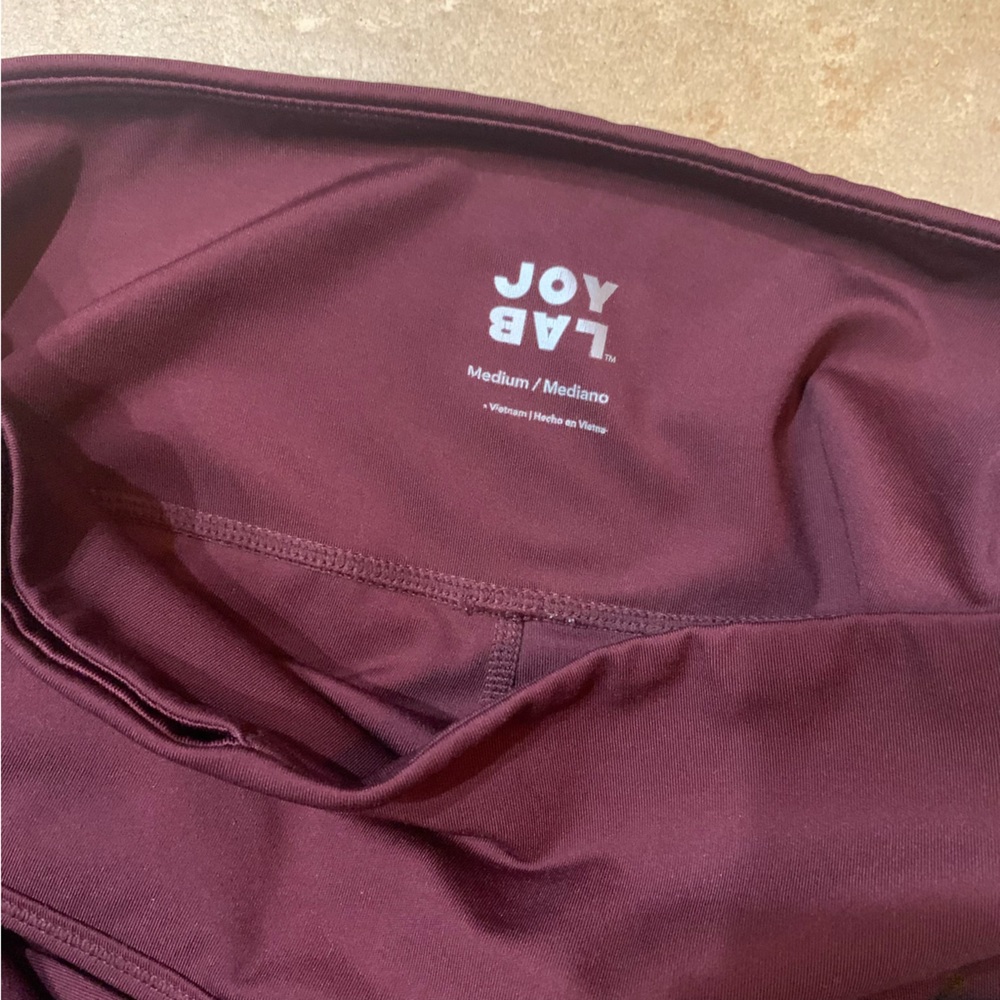 JoyLab 7/8 Length High Rise Legging Maroon - Picture 7 of 9